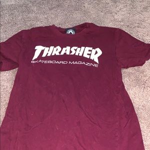Maroon Thrasher Shirt